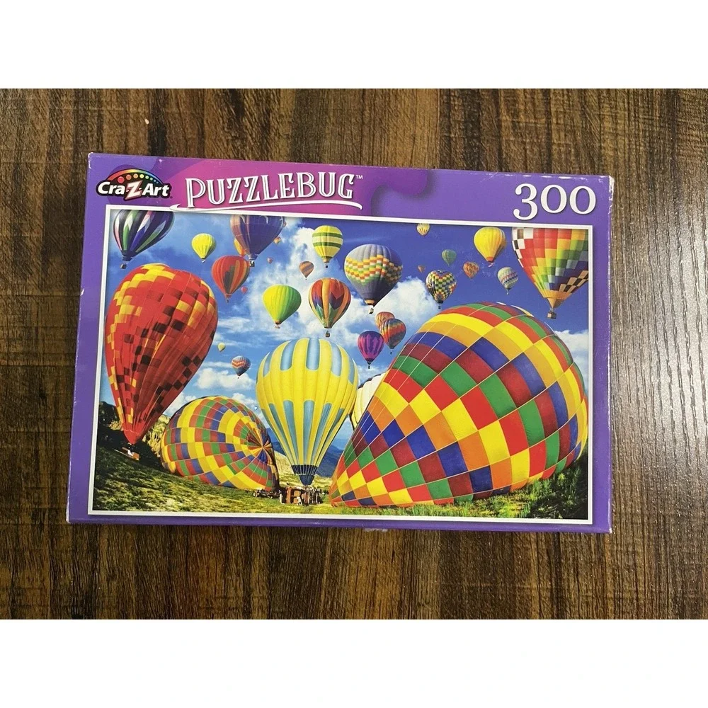 2 Puzzles Balloons Farm Hands Dogs Apples 300 Pc Jigsaw Cra Z Art New Puzzlebug